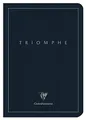 Clairefontaine 37126C - Heft Triomphe PLATINUM, DIN A5, 14,8x21cm, mit Fadenbindung, 48 Blatt liniert, Papier elfenbein 90g, 1 Stück