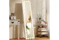 HOMCOM Standspiegel mit 24 Glühbirnen, 3 Lichtfarbe, Touch-Schalter, Memory-Funktion (Stehspiegel, 1-St., Ganzkörperspiegel), für Wohnzimmer, Schlafzimmer, Weiß