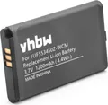 vhbw Akku kompatibel mit Wacom PTH-850-FR, PTH-850-NL, PTH-850-IT, PTH-850-RU, PTH-850-PL, PTH-850-XX Tablet Pad (1200 mAh, 3,7 V, Li-Ion)