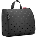 Reisenthel Kulturbeutel Toiletbag XL, 4 Liter, Breite 28cm, Polyester, glossy dots black