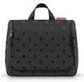 reisenthel toiletbag XL Kosmetiktasche Waschtasche glossy dots black WO7075