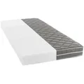 P & B Viscomatratze, Hellgrau, Textil, H2 + H3, Füllung: Schaumstoff, Polyester, Polyurethan (Pur), rechteckig, 90x200 cm, ISO 9001, Textiles Vertrauen - Oeko-Tex®, Bezug abnehmbar/waschbar, für Hausstauballergiker geeignet, optimale Belüftung, aktive Schulterzone, Schlafzimmer, Matratzen Shop, Matratzen, Viscoschaummatratze