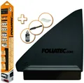 FOLIATEC Scheiben Tönungsfolie BLACKNIGHT REFLEX Superdark 76x152 + 51x400cm TÜV
