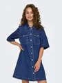 ONLY Jeanskleid ONLBELLE S/S BUTTON DRESS DNM GUA NOOS