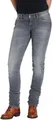 ROKKER THE DONNA GREY L32 / W26 Motorrad Jeanshose