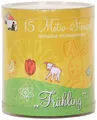 15 HEYDA Motivstempel-Set 'Frühling', Klarsicht-Runddose