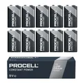 10 x Procell Batterien E-Block 6LR61 Constant Alkaline 9V Ideal für Rauchmelder
