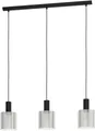 EGLO Hängeleuchte GOROSIBA Pendellampe - Stahl - E27 - 3X40W - IP20, ohne Leuchtmittel, Hängelampe, Deckenlampe, Wohnzimmer, Esszimmer, L85 x B15 x H110 cm