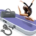 AIR Tracking TRACK Matte - aufblasbar, Tumbling Matte 10 cm - 20 cm hoch, mit elektrischer Pumpe, Farbwahl, Größe: 1 2 3 4 m Tumblingmatte, Gymnastikmatte, Turnmatte, Trainingsmatte, Fitnessmatte