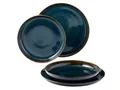 like. by Villeroy & Boch Tafelservice Crafted Denim blau Tafelset 4tlg, Premium Porcelain