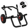 Kajak Trolley Kajakwagen Kanuwagen Bootswagen Transportwagen Aluminium vidaXL