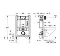 MEPA nextVIT WC-Element SPK Typ B31 Systembauhöhe 85