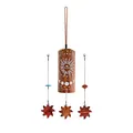 Sonic Energy Cosmic Bamboo Chime Luna – Klangspiel Abend, 432 Hz – Für Meditation, Therapie, zur Dekoration – Inkl. Ersatzpendel (CBCLUNA)