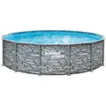 Ambia Garden Pool Pgp4W01442B, Grau, Kunststoff, 107 cm, Freizeit, Pools und Wasserspaß, Pools, Aufstellpools