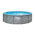 Frame-Pool-Set 'Elite' Ø 427 x 107 cm mit Einstiegsleiter und Filterpumpe
