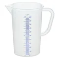 GRÄWE Messbecher Messkanne 1 Liter aus Kunststoff Skala Maßbecher, Literkanne