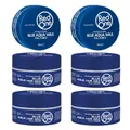 6x RedOne Aqua Hair Wax Blau 150ml Starker Halt mit Rizinusöl