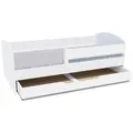 Lukdom Kinderbett, Weiß, Holzwerkstoff, 1 Schubladen, 80x180 cm, Kinder- & Jugendzimmer, Kindermöbel, Kinderbetten, Kindereinzelbetten