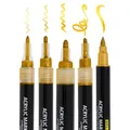 ONLINE® Gold Lettering Acrylstifte-Set gold 5 St.