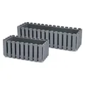Prosperplast Flowerpot BOARDEE FENCYCASE, Ø 58x18 cm, grey (58 x 18 x 16.20 cm) (55624804)