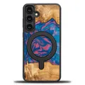 Handyhülle für Galaxy S24 Plus Bewood Unique Neons Vegas Holzhülle Case Tasche