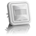 SEBSON Bewegungsmelder Innen Unterputz, LED geeignet, Wand Montage, PIR Sensor programmierbar - Reichweite 9m/160°, 3-Draht - passend für Hohlraumdose 68mm