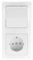 ChiliTec DELPHI Set Steckdose + WS + Rahmen250V 16A Steckanschluss weiß
