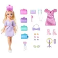 Mattel JGG38 - Barbie Dream Besties Malibu Get Ready With Me Haarspiel-Puppe