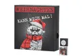 CEPEWA Bewegungsmelder Soundbox 'XMAS CAT' Bewegungsmelder 12x12x3,5cm Papier Katze