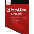 McAfee LiveSafe, beliebig viele Geräte - 1 Jahr, Download, ESD