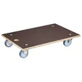 WAGNER Transportroller Transporthilfe I Schichtholz 24 mm mit Grip 78 x 49 x 15 cm, Tragkraft 500 kg I Schwerlastroller für Umzüge, Werkstatt, Handwerk I Möbelroller softe Rollen I FSC® I Made in DE