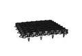 KLASEBO® Rasengitter Rasengitter, Kunststoff Rasengitter, befahrbar, schwarz, 49,2x49,2x3,9cm