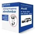 G.D.W. Anhängerkupplung abnehmbar für AUDI e-tron SUV Typ GEN AHK