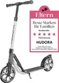 HUDORA BigWheel® 205 Advanced Scooter - ash - Komfortabler Aluminium-Roller für bis zu 100kg - höhenverstellbar & zusammenklappbar