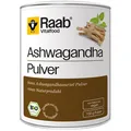 Raab Bio Ashwagandha Pulver 100g - reines Naturprodukt ohne Zusätze
