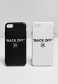 Mister Tee Back Off I Phone 6/7/8 Phone Case Set White/Black