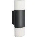 Steinel Wandleuchte L 910, aus Aluminium, für außen (IP44), 230 V, Up & Down, weiß / grau, warmweiß, mit LED