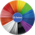 Filapen Filament PCL, 15 Farben, für Filapen FP-01 3D-Stift, 20 Stück, 100m