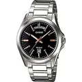 Casio Collection MTP-1370D-1A2 Herrenuhr Edelstahlarmband - Schwarz/Schwarz