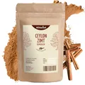 Ceylon Zimt gemahlen (500g) mit wenig Cumarin in Premium Qualität | 100% ECHTES Ceylon Zimt-Pulver