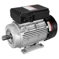 VEVOR 1,5 kW Elektromotor 1400 U/min, AC 220~240 V 9,85 A, 90 l, B34-Rahmen, Luftkompressormotor einphasig, 24 mm Keilwelle, Rechts-/Linkslauf für landwirtschaftliche Maschinen und allgemeine Geräte