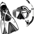 Mares Schnorchelset X-one Marea - Weiß - Gr: Medium