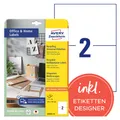 Avery Recycling Etiketten, Home Office, Kleinpackung (LR3655-10)