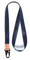 HEZEN Coole Lanyard für Schlüssel, Halsriemen Schlüsselbund für Frauen, Lanyard Logo für Männer, ID Lanyard (Navy blau)