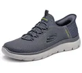 Skechers Herren Summits High Range Turnschuhe, Charcoal Mesh/Trim, 39 EU