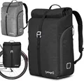 otinga® Flip V3 Fahrradtasche Rucksack [34L Volumen] für jeden Gepäckträger I Stylische Fahrradtasche reflektierend für maximale Sicherheit | Fahrradrucksack Gepäckträger in 3 Sekunden umgebaut