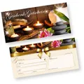 Geschenkgutscheine Massage Wellness (250 Stück) Gutscheine selbst erstellen