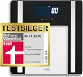 ADE BA2300-1, Elektronische Personenwaage, 200 kg, 100 g, Schwarz, Weiß, kg, lb, Quadratisch