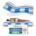 AM Qualitätsmatratzen Premium Taschenfederkernmatratze 90x180cm H1 24cm - Made in Germany & Oeko TEX Siegel - 7 Zonen Federkernmatratze 90x180 mit Lyocell Bezug - Ergonomische Matratze 90x180 H1