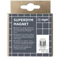 Sigel Magnet Sigel Neodym Magnet C5 "Strong" (x H) 10 mm x 10 mm Zylinder Silber